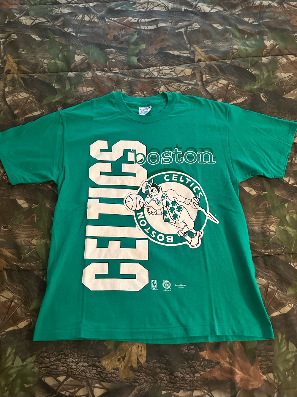 Vintage 1994 Official NBA Product Boston Celtics Hanes Graphic Tee